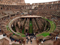 Vista interior del Coliseo, en...