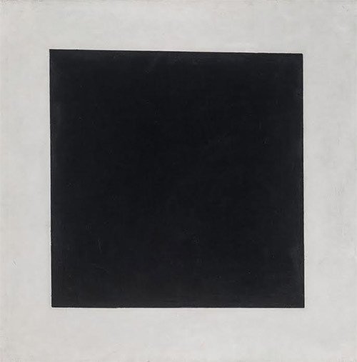 Kasimir Malevitch. Cuadrado Negro. 1929 (versión del Cuadrado Negro de 1915). Galería Tretiakov, Moscú /F. Beyeler