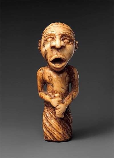 Male Grasping Bottle. 19thearly 20th century