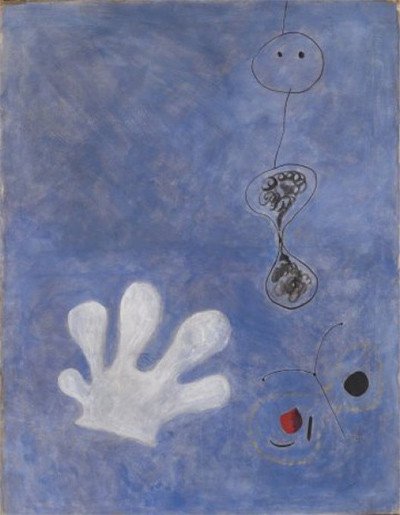 Le Gant Blanc 1925. Joan Miró. Fundacio Joan Miró Barcelona