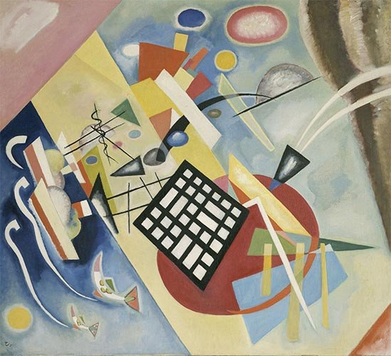 Wassily Kandinsky; Schwarzer Raster, 1922.
