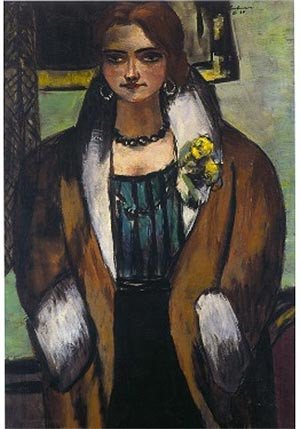 Max Beckmann (1884 - 1950). Retrato de Naila, 1934. Colección particular © Max Beckmann, VEGAP, Málaga, 2015.