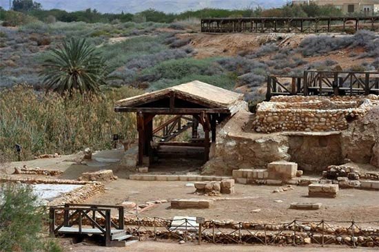 Iglesia norte del sitio del bautismo del río Jordán. © Baptism Site Commission/UNESCO