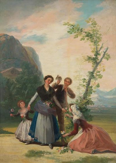 La primavera. Goya. 1786.