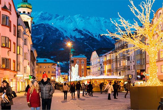 Innsbruck. Navidad en Maria-Theresien-Strasse. TVB Innsbruck/Mario Webhofer