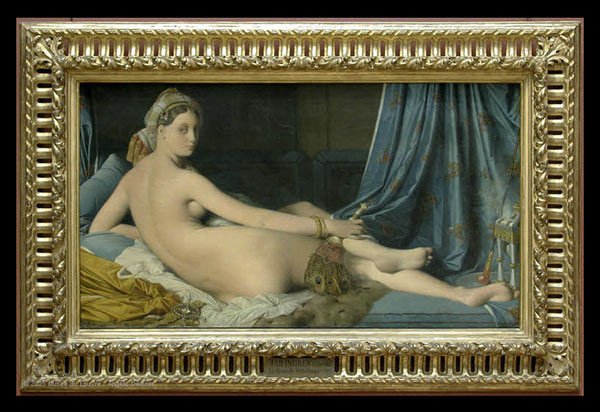 La grande Odalisque. (1814). Jean-Auguste Dominique Ingres.