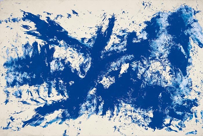 Yves Klein. La gran Antropometría azul. 1960.