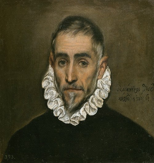 El Greco. Caballero anciano. Óleo sobre lienzo. Museo Nacional del Prado.