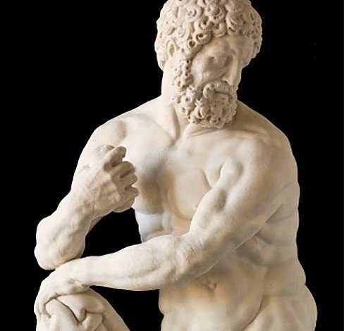 Hércules apoyado en la clava. Siglo XVII. Anónimo.