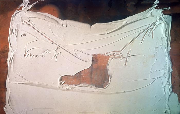 Antoni Tàpies, Peu (Pie), 1984
