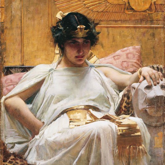 Cleopatra Óleo sobre lienzo, hacia 1887 (Roma, 1849  Londres, 1917) John William Waterhouse.