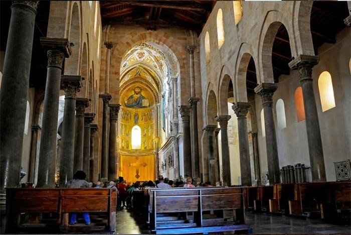 Catedral de Cefalú, Sicilia. Interior. © CRICD/UNESCO