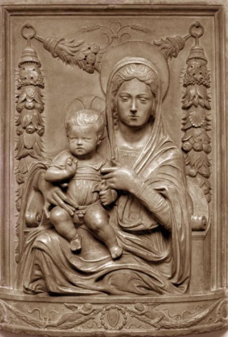 Madonna Cernazai, de Niccolò di G. Fiorentino. Museo Lázaro Galdiano
