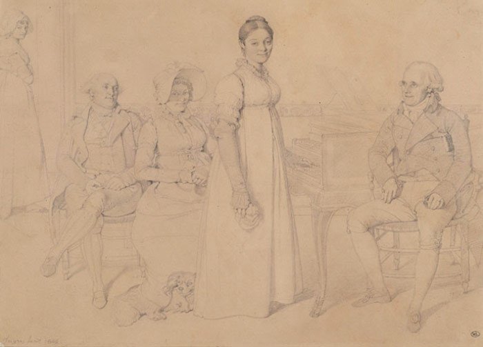 La familia Forestier. Jean-Auguste Dominique Ingres. 1806.