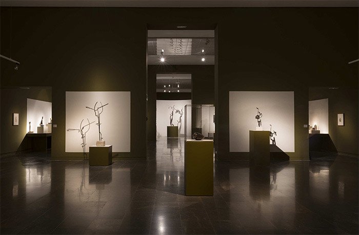 Vista de la exposición Julio González en el IVAM.