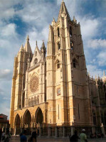 La catedral gótica de León. Im...