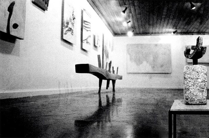 Exposición del grupo Gaur en la Galería Barandiarán de San Sebastián. 1966.
