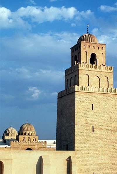 Mezquita de Kairouan. Turismo de Túnez.