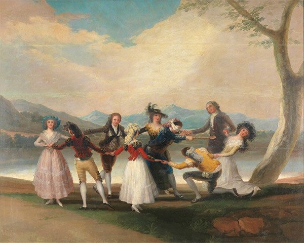 Francisco de Goya. La gallina ciega. 1788.