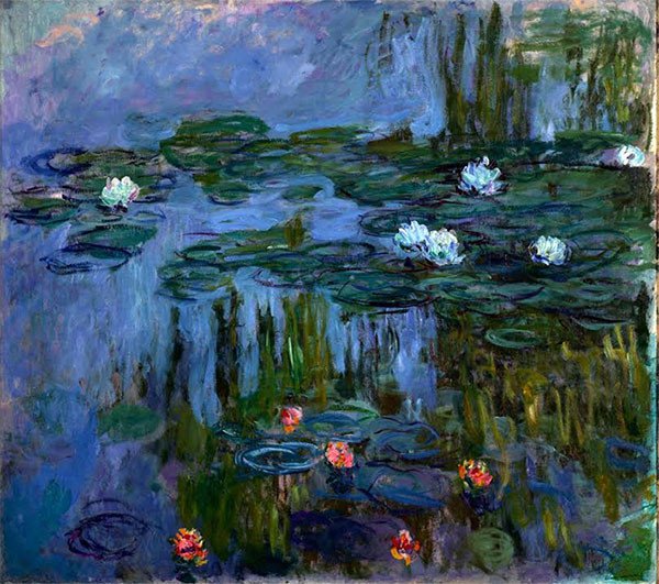 Claude Monet, Nenúfares. 1914-15 Portland Art Museum, Oregon. Photo (c) Portland Art Museum, Portland, Oregon.