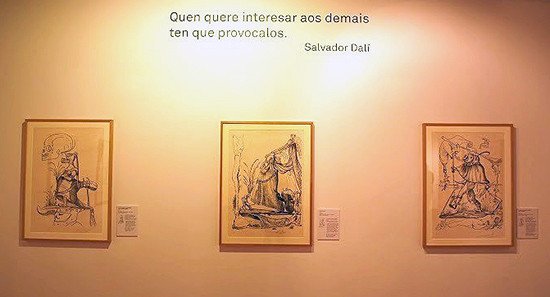 Salvador Dalí, contador de historias. Sede Afundación Santiago de Compostela.