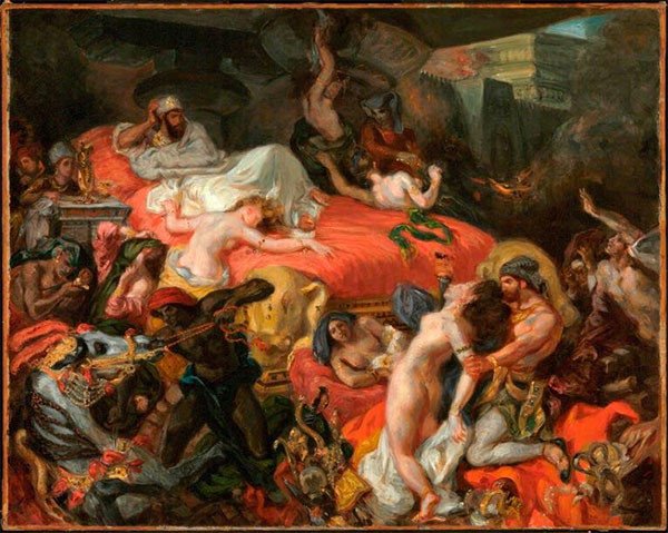 Eugène Delacroix. La muerte de Sardanápolo (reduced replica), 1846. © Philadelphia Museum of Art, Pennsylvania The Henry P. McIlhenny Collection in memory of Frances P. McIlhenny, 1986
