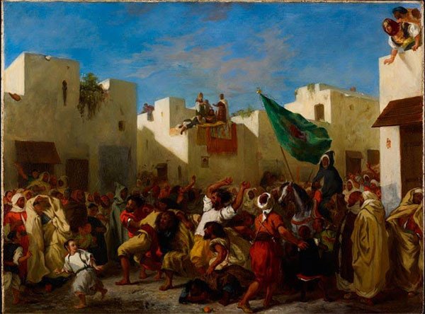 Eugène Delacroix. Convulsionistas de Tanger, 1837-8.© The Minneapolis Institute of Art Bequest of J. Jerome Hill
