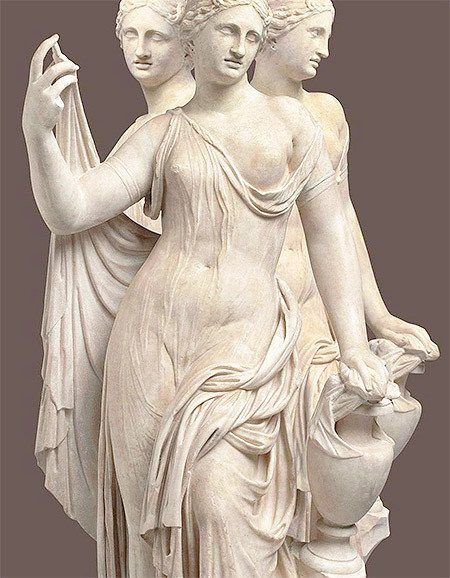 Estatuilla de Venus, mediados del siglo II d. C. Museo del Louvre.
