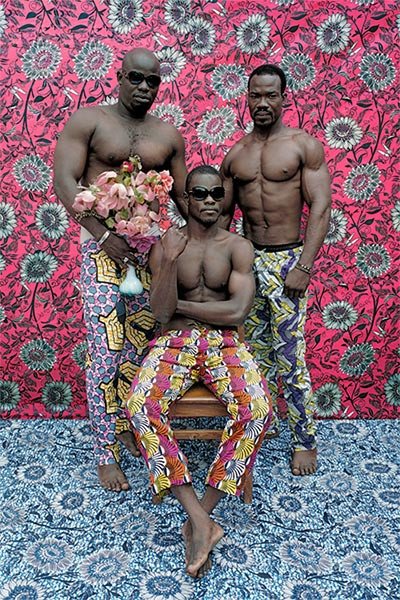 Leonce Raphael Agbodjelou: Untitled (Musclemen). 2012.