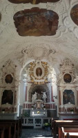 Interior barroco de la capilla...