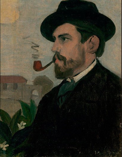Joaquín Torres-García (Uruguayo. 18741949). Autorretrato. c. 1902.