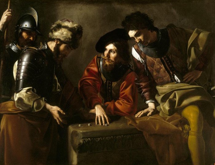 Jugadores de dados. 1623-1624. Nicolas Tournier.