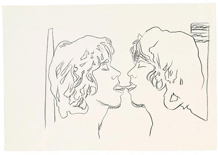 ANDY WARHOL. De la serie ROLLING STONES  LOVE YOU LIVE (1975). Colección Thaddaeus Ropac. París-Salzburgo