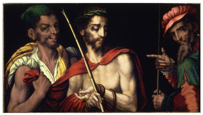 Luis de Morales. Cristo presentado al pueblo, c. 1570. Museo de la Real Academia de Bellas Artes de San Fernando, Madrid