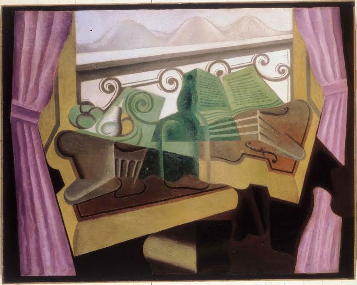 La ventana de las colinas. 1923. Juan Gris.