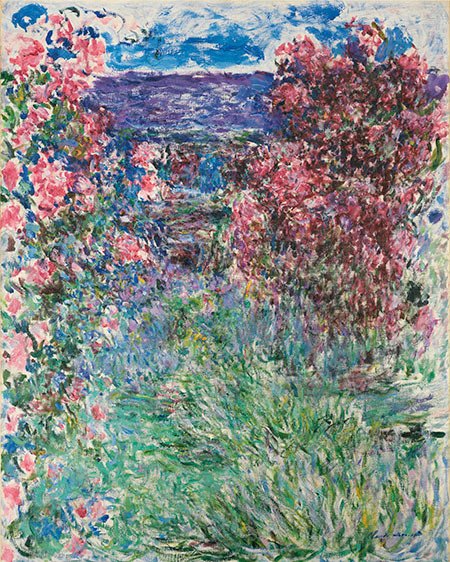La casa entre las rosas. Claude Monet. 1925.