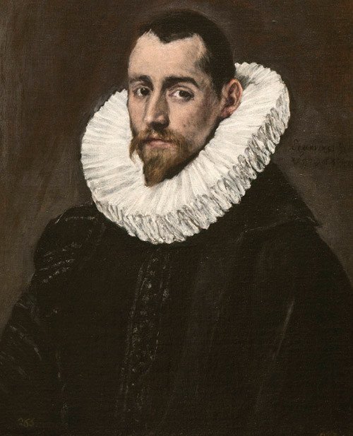 Retrato de un caballero joven, El Greco, Madrid, Museo Nacional del Prado.