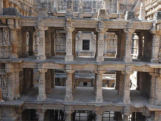 Pabellón Ornamental del Rani-ki-Vav (Pozo de la Reina) en Patan, Gujarat (India). Servicio Arqueológico de la India/UNESCO