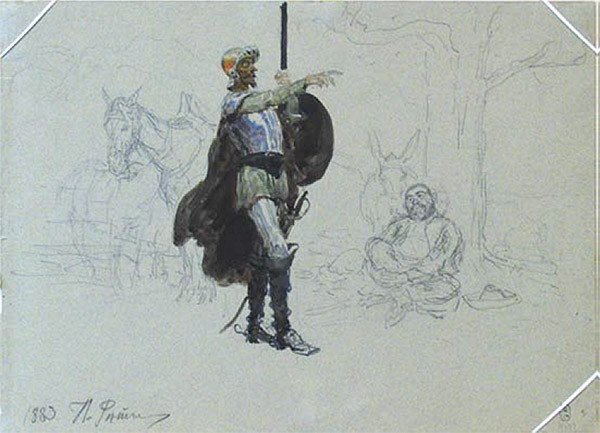 Cervantes en el arte ruso. Colección del Museo Ruso, San Petersburgo / Málaga.