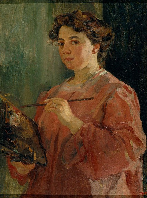 Lluïsa Vidal, Autoretrato, 1899.