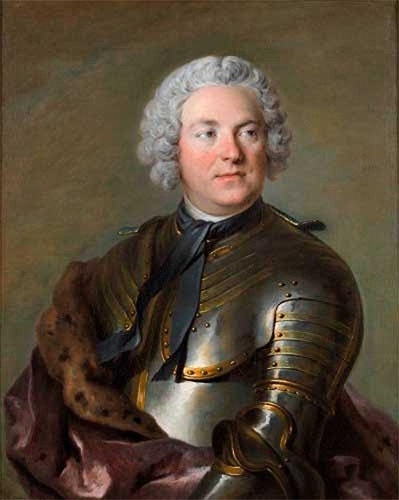 Louis Tocque. Retrato del conde Carl Gustaf Tessin. Imagen del Nationalmuseum de Estocolmo.