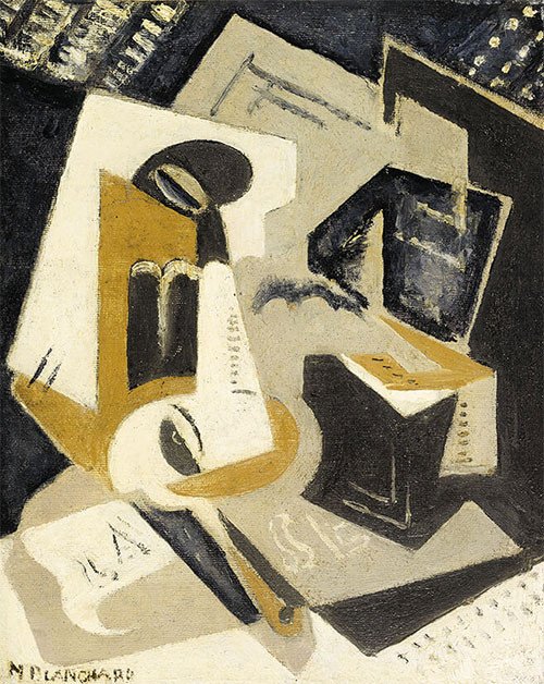 María Blanchard, Composición cubista, hacia 1918. 