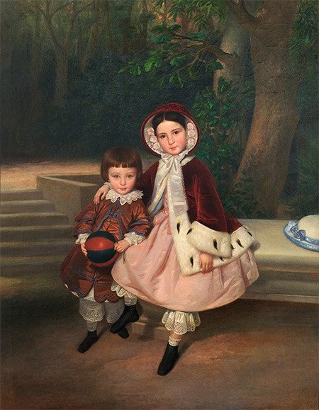 Manuel y Matilde Álvarez Amorós. Joaquín Espalter y Rull (1809-1880). 1853. Madrid, Museo Nacional del Prado.