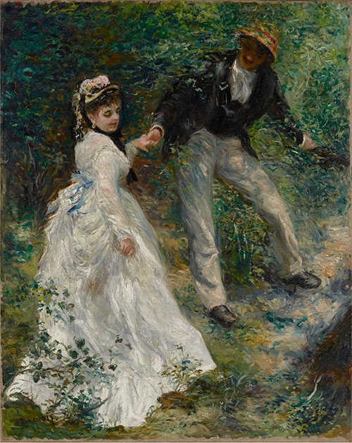 Pierre-Auguste Renoir El paseo, 1870.