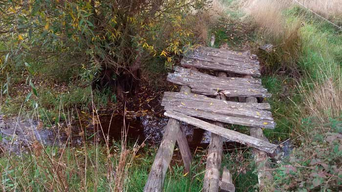 Lugares mágicos cepedanos: el embalse de San Vicente en otoño. Puente sobre el arroyo de Cubillo. Imagen de Guiarte.com
