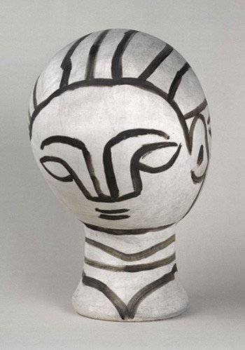Pablo Picasso. Head of a Woman, 1953.