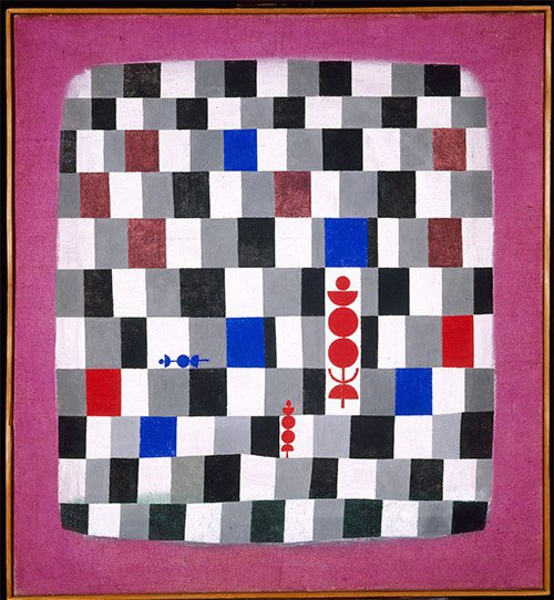 Paul Klee. Überschach [Gran tablero de ajedrez], 1937.