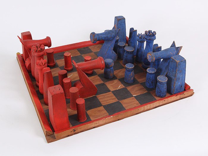 Alexander Calder. Chess Set [Juego de ajedrez], c. 1944.