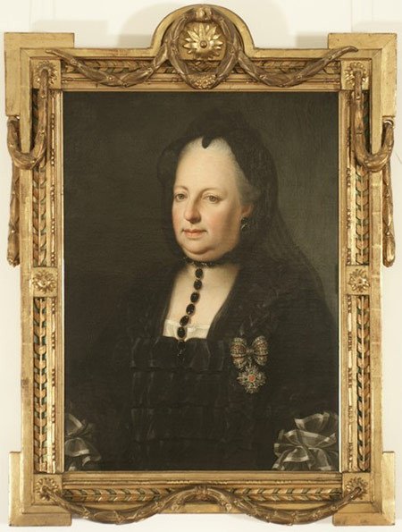 La viuda María Teresa. Anton von Maron. 1768-1770.