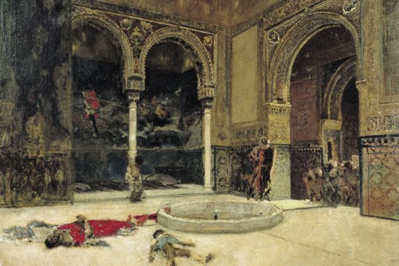 La Matanza de los Abencerrajes, 1871. Mariano Fortuny. (Museo Nacional de Arte de Cataluña).